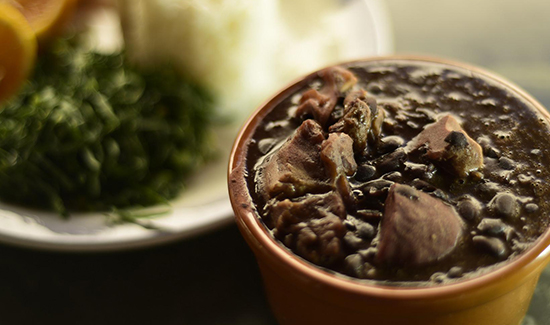 Popular comfort foods include feijoada brazilian black bean soup